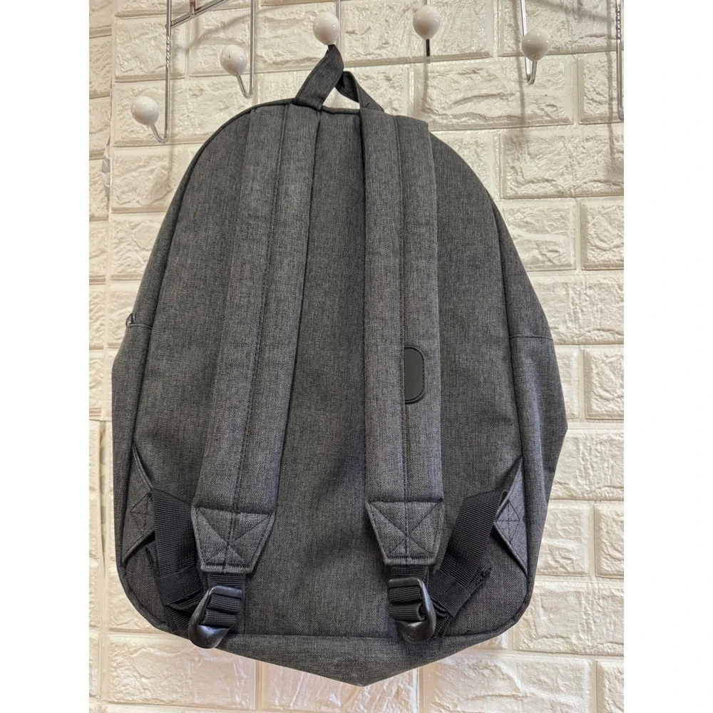 Herschel Supply Co Heritage Backpack Raven Crosshatch Grey Laptop Sleeve Bag